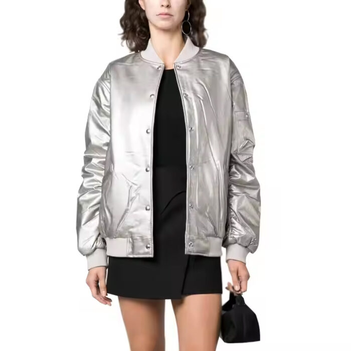 D:\Women Satin jackets\Factory Wholesale High Quality Women's Satin Varsity Jacket Custom Logo New Streetwear Style Printed Technics Embroidery Pocket