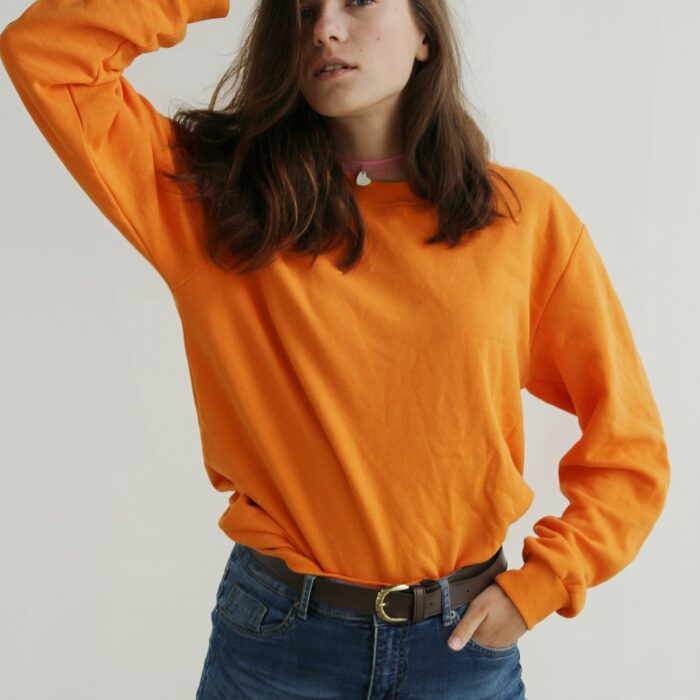 Illustrative Crewneck sweatshirt styling reference by Matas Katinas, Unsplash