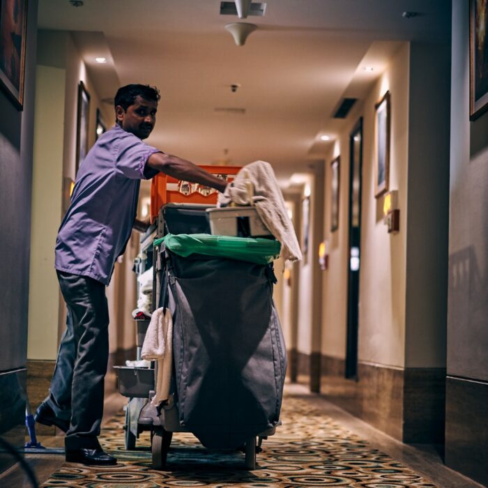 Illustrative Housekeeping uniform reference by Ashwini Chaudhary, Unsplash