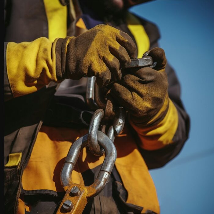 Illustrative Long cuff work gloves reference by Ricardio de Penning, Unsplash